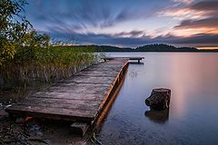 photo "Kāla lake - sunset"