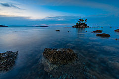 photo "Evening beach Agios Nicholaos on Evia island"