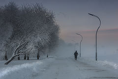 photo "My winter sleeping city"