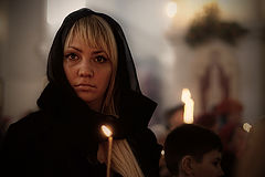 фото "С Благодатным огнем .Незнакомка"
