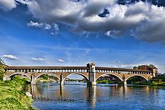 фото "il ponte coperto di Pavia"