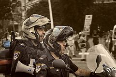 photo "Facial expressions on policing"