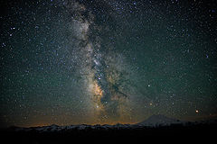 photo "The Milky Way Over Mount Elbrus"