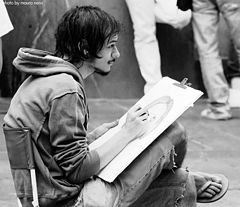 photo "artist in the street"