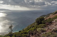 photo "Comes evening and the sea merges with the sky"