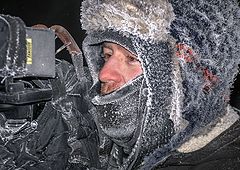 фото "Оператор в крещенскую ночь"