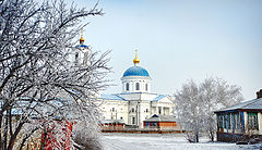 photo "собор зима снег иней мороз"