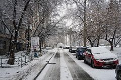 фото "Весенний снегопад"