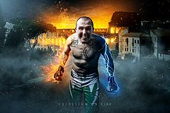 фото "Colosseum on fire"