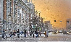 фото "Первый снег в Екатеринбурге"