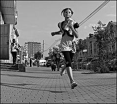 фото "Главное не опоздать на автобус"