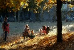 фото "молодые мамы на солнце"