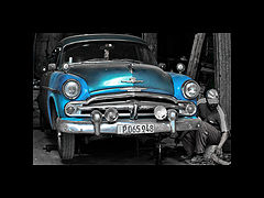 фото "blue car"