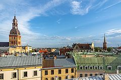 photo "Over Old Riga Roofs"