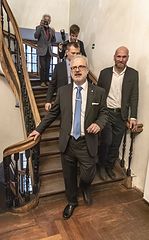 photo "President and his bodyguards 2"