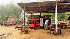 photo "Morning of car mechanic"