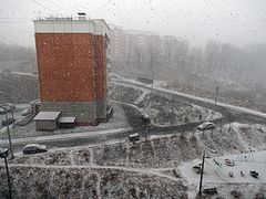 фото "Снежный шквал, зима не сдается"