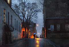 фото "Дождливый зимний вечер"