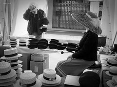 photo "selling hats: the choice"