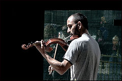 photo "The musician is caught ..."