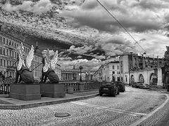 фото "О Питере и крылатых львах..."