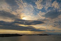 photo "Sunset at the Baltic Sea"