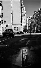 фото "Улица и лужа"