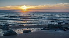 photo "Sunset in the Gulf of Riga"