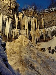 фото "зима на водопаде Валасте. Ида Вирумаа."