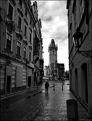 photo "Башня, улица и фигура-2"