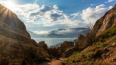 фото "Алчак-кая в лучах солнца ."