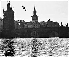 photo "Башни, мост и река"