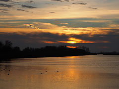фото "Sunset at the lake"