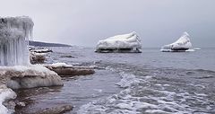 photo "This is how the Gulf of Finland freezes over. Low tide. December2021"