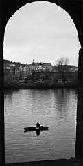фото "Река и лодка"