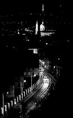 photo "Ночная улица и башни"