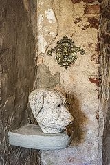 photo "Dog Sculpture in the Interior"