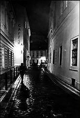 photo "Ночная фигура и улица"