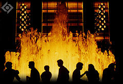 photo "Variation X (midsummer night at Lincoln Center for Performing Arts)"