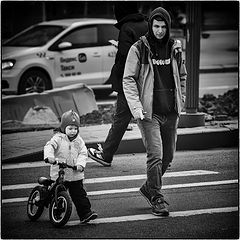 фото "В ногу с батей..."