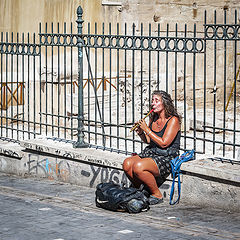 фото "Уличное музицирование по-гречески"