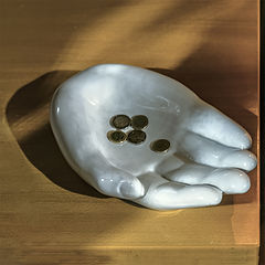 photo "The hand of the giver is impoverished"