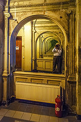 photo "Self-portrait in the entrance hall of the Corner House"