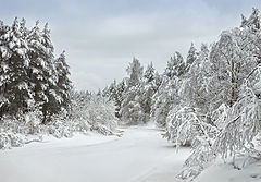 фото "Река,январь"