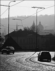 фото "Поворот и автомобили"