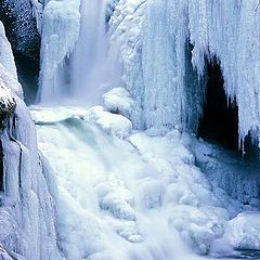 photo "Frozen waterfall"