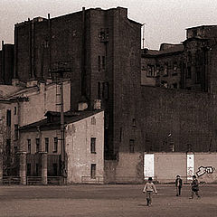 photo "Slightly Industrial Landscape With Boys"