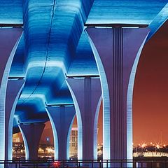 photo "Under the bridge by night"