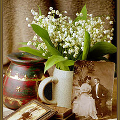 photo "still-life with lily of the valley"