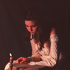 photo "Girl in Candlelight"